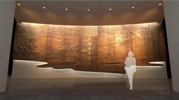 上?？h700年數字博物館設計效果圖方案